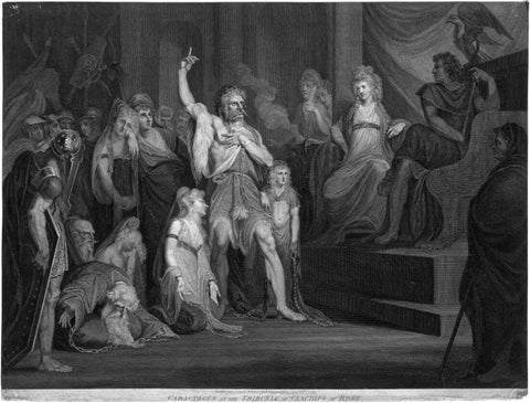 Andrew Birrell (After Henry Fuseli), Caractacus At The Tribunal Of Claudius At Rome (1792) - Large Art Prints by Office Art