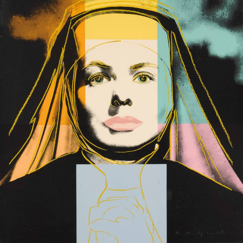 Ingrid Bergman, The Nun - Andy Warhol - Pop Art - Canvas Prints