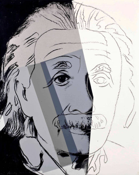 Albert Einstein (From Ten Portraits Of Jews Of The Twentieth Century) - Andy Warhol - Pop Art - Life Size Posters