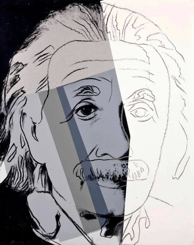Albert Einstein (From Ten Portraits Of Jews Of The Twentieth Century) - Andy Warhol - Pop Art by Andy Warhol