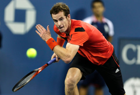 Andy Murray In Action by Joel Jerry