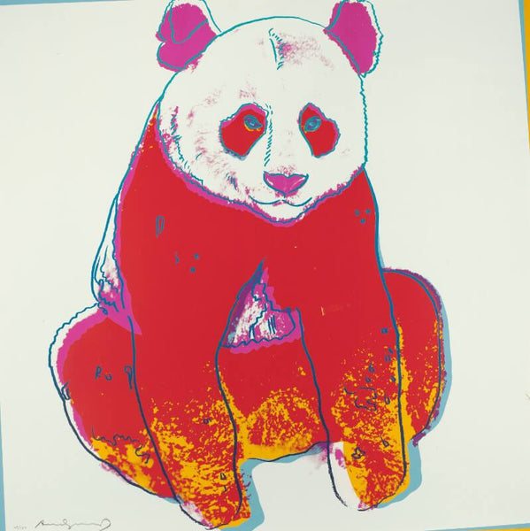 Andy Warhol - Endangered Animal Series - Panda - Large Art Prints