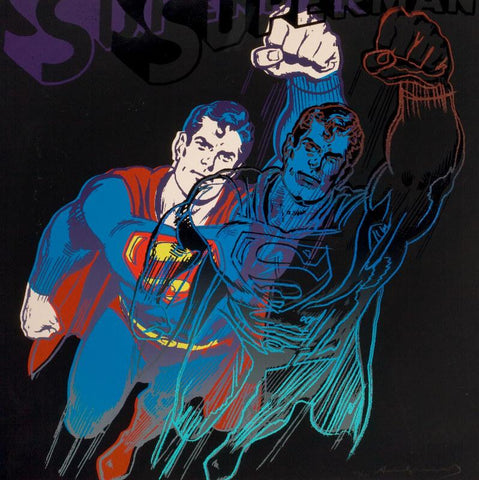 Andy Warhol - Superman 260 - Large Art Prints by Andy Warhol