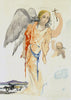 Angel With Cross  (Images Of The Savior From The Holy Bible) - Salvador Dali - Surrealist Christian Art Painting - Posters