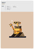 Animation Classic Movie Poster Fan Art - Wall-E- Tallenge Hollywood Poster Collection - Large Art Prints