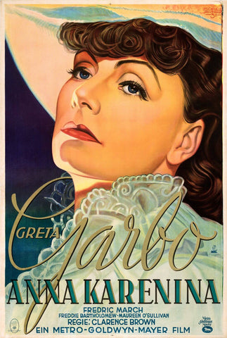 Anna Karenina (1935) - Greta Garbo - Hollywood Classic Movie Poster - Large Art Prints by Movie Posters