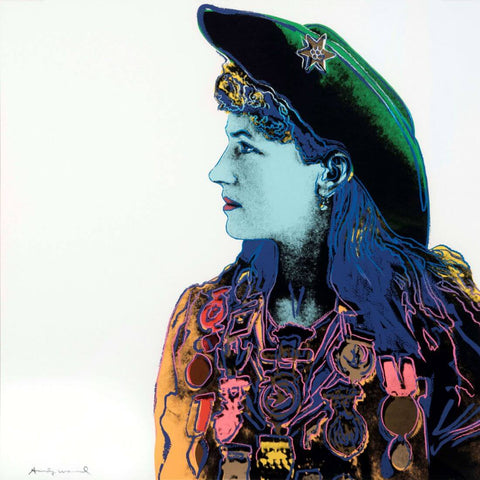 Annie Oakley - Cowboys And Indians Series - Andy Warhol - Pop Art Print - Life Size Posters
