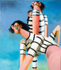 Antipodal Reunion - George Condo - Modern Abstract Art Painting - Posters