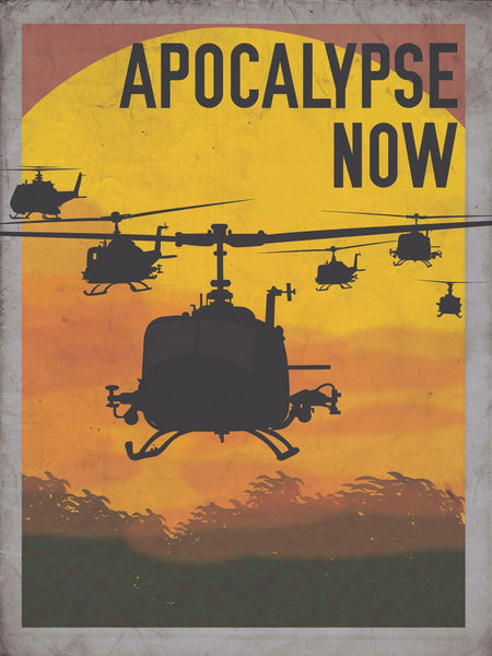 Apocalypse Now - Marlon Brando - Copolla Directed Hollywood Vietnam War Classic - Movie Poster - Posters