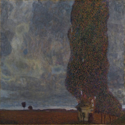 Approaching Thunderstorm (The Large Poplar II) - Gustav Klimt by Gustav Klimt