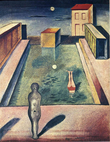 Aquis Submersus - (Drowned In The Waters) by Max Ernst Paintings