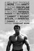 Arnold Schwarzenegger Inspirational Quote - Canvas Prints