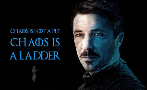 Art From Game Of Thrones - Chaos Is A Ladder - Petyr Baelish by Mariann Eddington