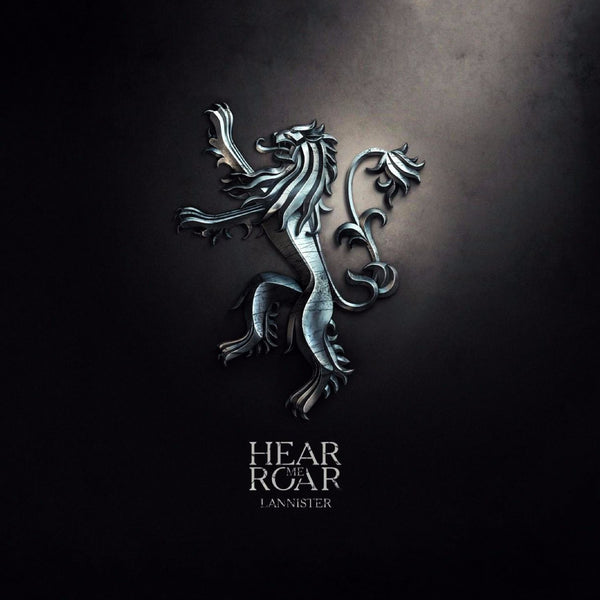 Art From Game Of Thrones - Sigil Of House Lannister - Hear Me Roar - Framed Prints