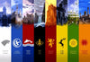 Art From Game Of Thrones - Sigils Of The 8 Kingdoms Of Westeros - Art Prints