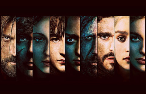 Art From Game Of Thrones - Survivors From Season 6 - Who Will Sit On The Iron Throne - Canvas Prints