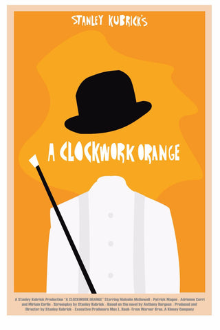 Art Poster - A Clockwork Orange - Hollywood Collection - Large Art Prints by Joel Jerry
