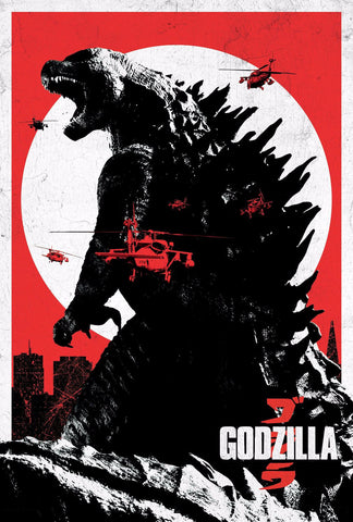 Art Poster - Godzilla - Empire - Hollywood Collection - Life Size Posters by Joel Jerry