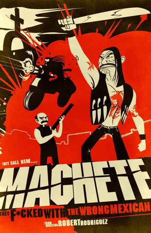 Art Poster - Machete - Hollywood Collection - Life Size Posters by Brooke