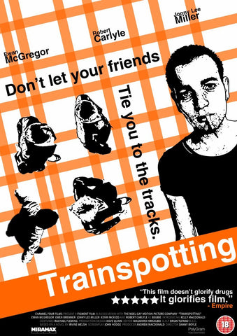 Tallenge Hollywood Collection - Movie Poster - TrainSpotting - Large Art Prints by Joel Jerry