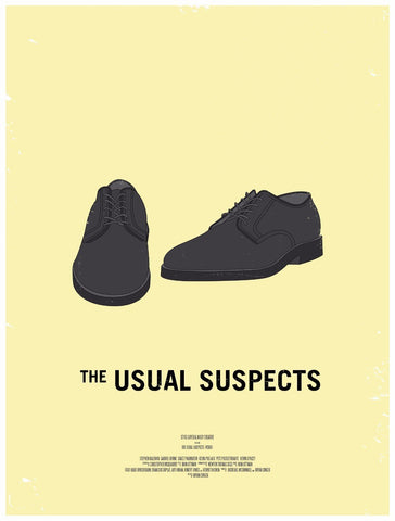Tallenge Hollywood Collection - Movie Poster - Usual Suspects - Large Art Prints by Joel Jerry