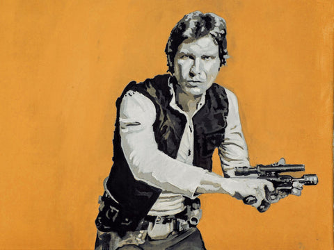Art Print - Han Solo in Star Wars - Hollywood Collection - Life Size Posters by Joel Jerry