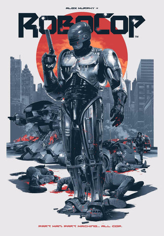Art Print - Robocop - Hollywood Collection - Large Art Prints by Joel Jerry
