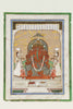 Indian Miniature Art - Rajasthani Painting - Lord Ganesha - Large Art Prints