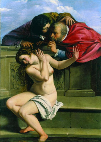 Susanna And The Elders - Life Size Posters by Artemisia Gentileschi
