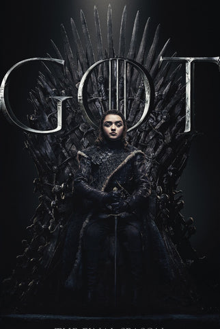 Arya Stark - Iron Throne - Art From Game Of Thrones by Mariann Eddington