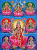 Ashta Lakshmi - Indian Religious Art Poster - Art Prints