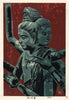 Ashura - The Three-Headed Deity - Kasamatsu Shiro - Japanese Woodblock Ukiyo-e Art Print - Life Size Posters