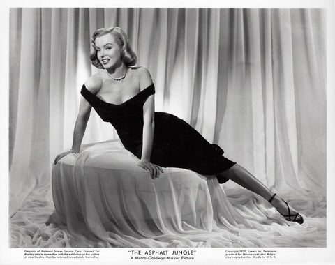 Asphalt Jungle - Marilyn Monroe - Hollywood English Movie Poster - Life Size Posters by Tallenge