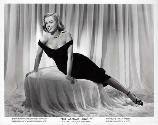 Asphalt Jungle - Marilyn Monroe - Hollywood English Movie Poster - Large Art Prints