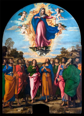 Assumption of Mary - Life Size Posters by Palma Vecchio
