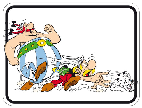 Asterix Obelix And Dogmatix - Chase - Framed Prints by Joel Jerry