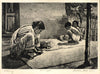 At Noon - Haren Das - Bengal School Art Etching Painting - Canvas Prints