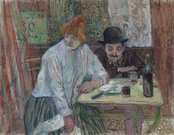 At the Café La Mie - Posters
