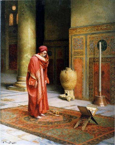 At Prayer by Ludwig Deutsch