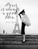 Audrey Hepburn - Paris Is Always A Good Idea - Tallenge Hollywood Poster Collection - Art Prints