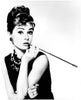 Audrey Hepburn – Breakfast At Tiffany’s Movie Card - Canvas Prints