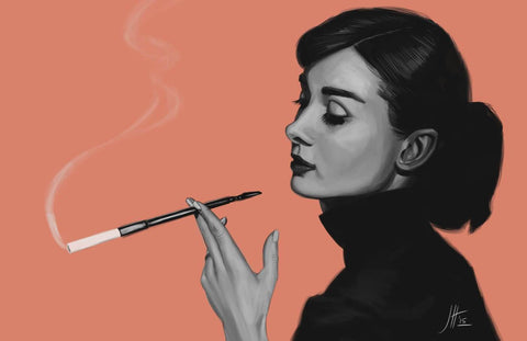 Audrey Hepburn – Style Icon Painting - Life Size Posters
