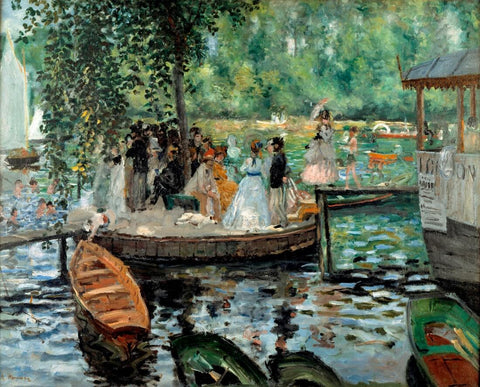 La Grenouillère by Pierre-Auguste Renoir