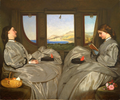 The Travelling Companions  - Canvas Prints by Augustus Leopold Egg