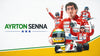 Ayrton Senna - Formula 1 Racing Legend - Motosport Retro Poster - Life Size Posters