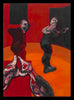 Set Of 3 Three Studies For A Crucifixion - Francis Bacon - Premium Quality Framed Canvas (24 x 11 inches) Final Size
