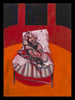 Set Of 3 Three Studies For A Crucifixion - Francis Bacon - Premium Quality Framed Canvas (24 x 11 inches) Final Size