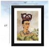 Set of 10 Best of Frida Kahlo Paintings - Framed Poster Paper (12 x 17 inches) each