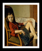 Set Of 3 Therese Paintings by Balthus- Therese on a Bench Seat, Therese Dreaming And Therese - Framed Digital Art Print