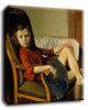 Set Of 3 Therese Paintings by Balthus- Therese on a Bench Seat, Therese Dreaming And Therese  - Gallery Wrapped Art Print